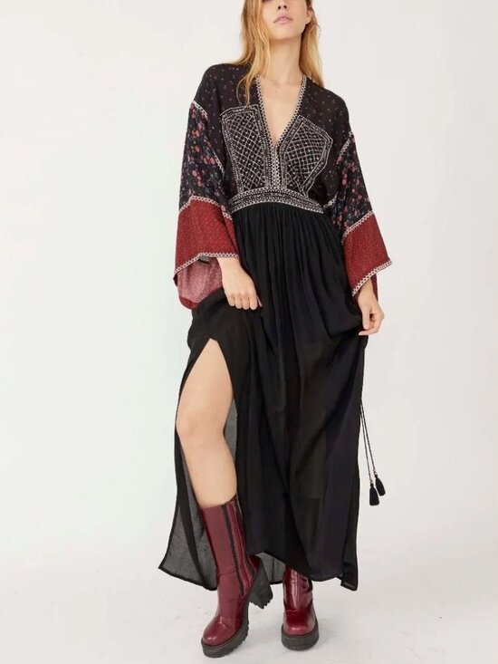 Free People Dresses & Skirts - FREE PEOPLE Freya Maxi Dress / Multi Combo